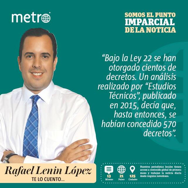 Y la Ley 22, ¿pa’ cuando?