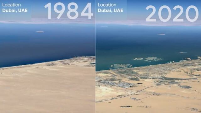 Google Earth muestra los cambios del planeta a través de imágenes
