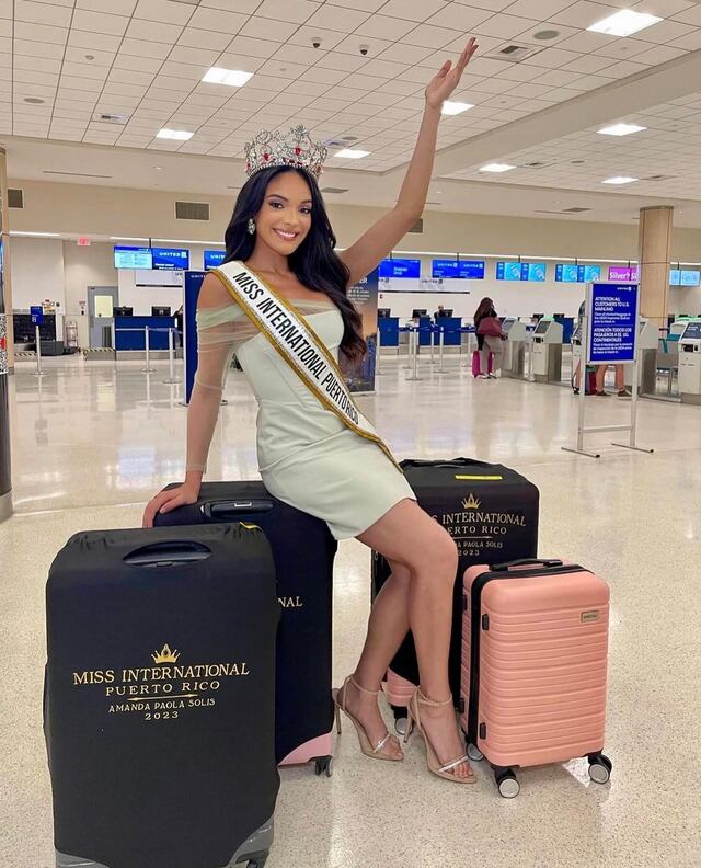 Amanda Paola parte hacia Japón para competir en Miss International 2023