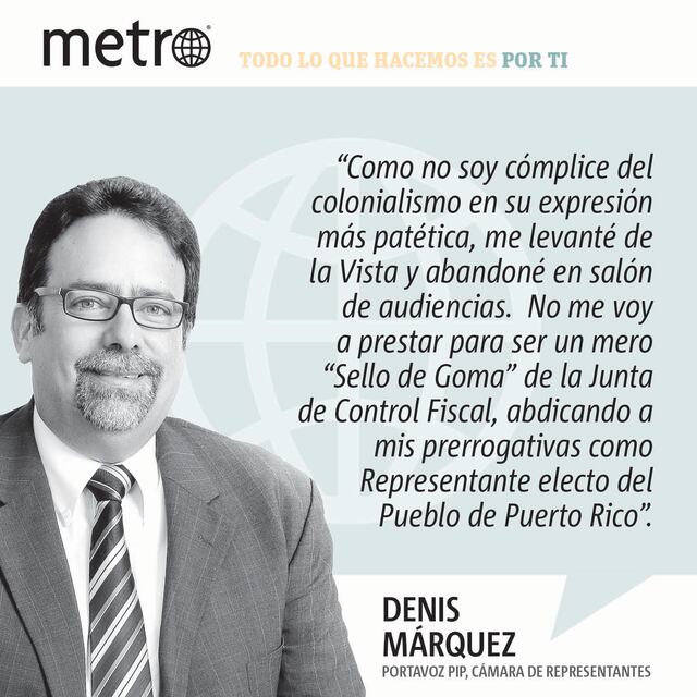 Opinión de Denis Márquez Lebrón: Presupuesto por imposición colonial
