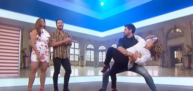 Adamari se luce bailando con bailarín ucraniano en Un Nuevo Día