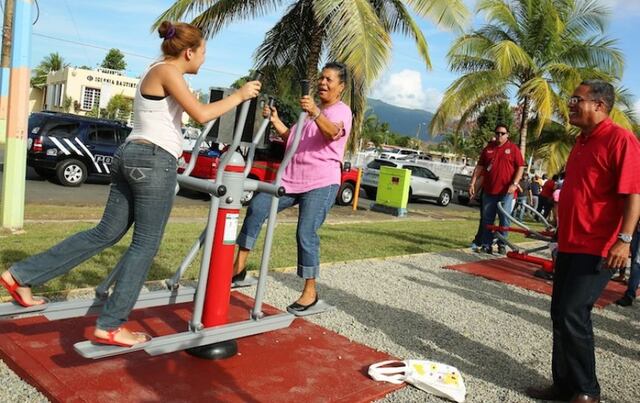 Establecen gimnasios al aire libre en Fajardo y Loíza