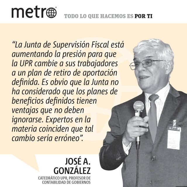 Opinión de José A. González Taboada: Una reforma de pensiones equivocada para la UPR