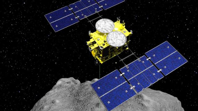 Sonda japonesa aterriza en asteroide para tomar muestras