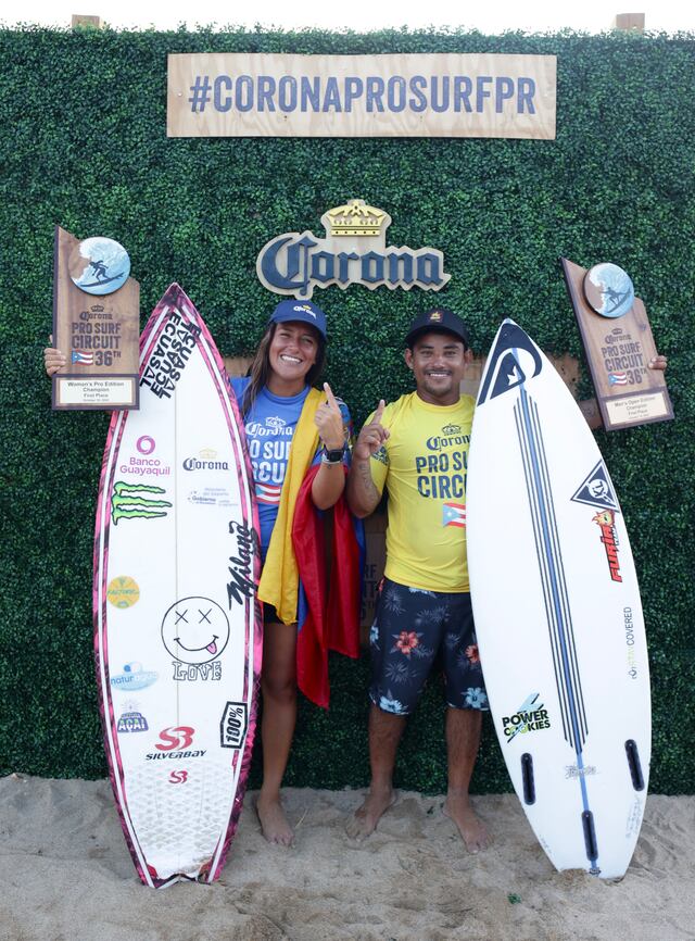 Latinoamericanos campeones en el Corona Pro Surf Circuit #36