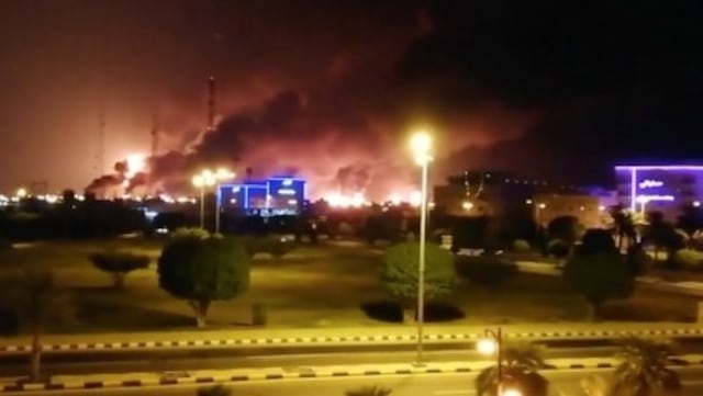 Estados Unidos acusa a Irán de ataque a plantas petroleras de Arabia Saudita