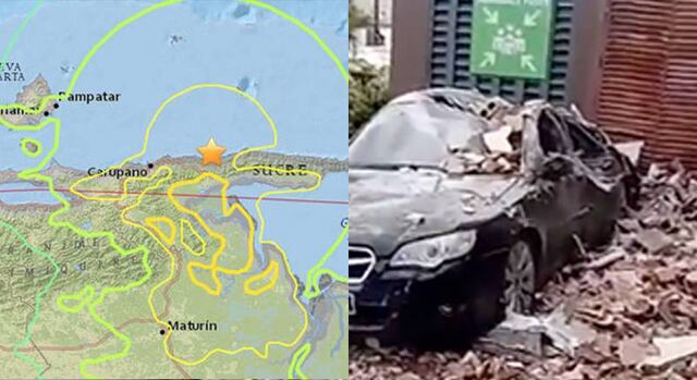 Los primeros videos del terremoto que sacudió a Venezuela