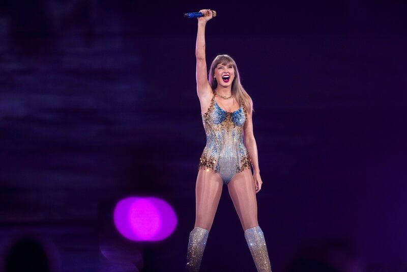 Taylor Swift performs during 