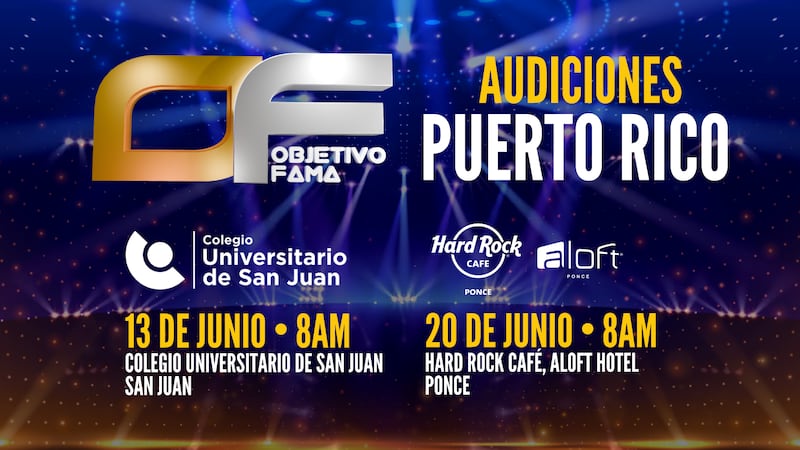 Audiciones para Objetivo Fama 2026.