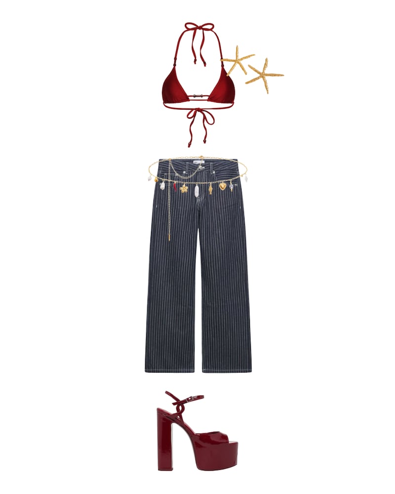 Top: Diciembre 29, pantalón: Valija, zapatos: Galería, joyería: Morena Lucía. / Suministrada.