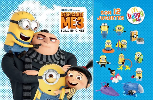 Despicable Me 3 llega al Happy Meal de McDonald’s