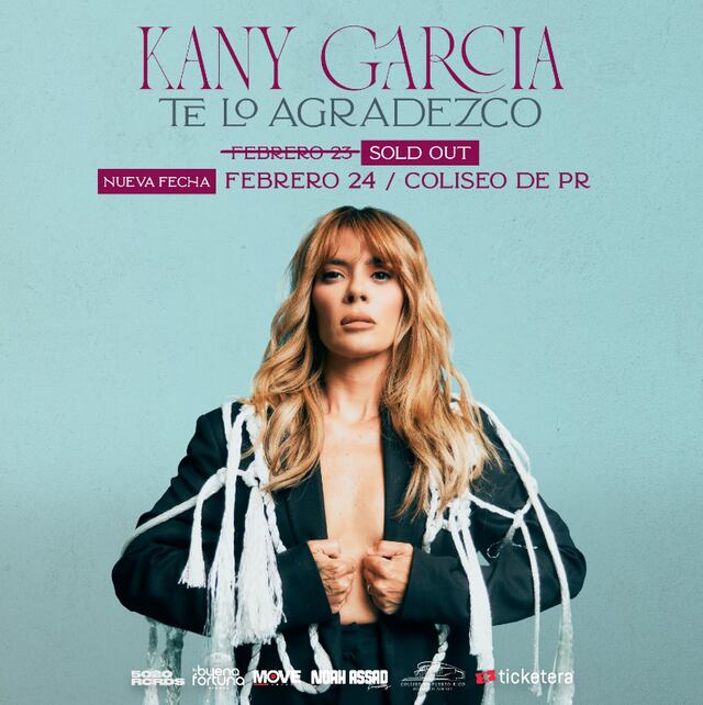 Kany García abre segunda función para su concierto en el Choliseo