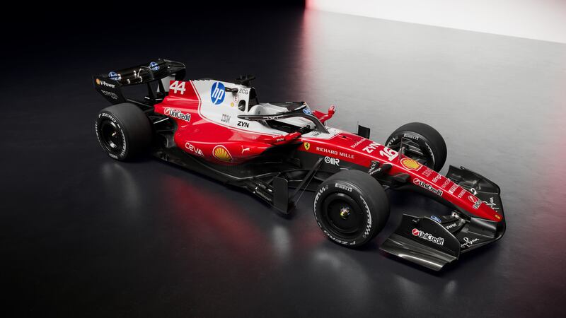 Una foto del nuevo coche de Fórmula 1 de Ferrari, el SF26, que será conducido por Lewis Hamilton y Charles Leclerc en la próxima temporada, en Maranello, Italia, 23 de enero de 2026. (Fórmula Uno, Italia) EFE/EPA/Scuderia Ferrari Press Office / HO HO TO TO BE USED SOLELY TO ILLUSTRATE NEWS REPORTING OR COMMENTARY ON THE FACTS OR EVENTS DEPICTED IN THIS IMAGE - NO ARCHIVING - NO LICENSINGHANDOUT EDITORIAL USE ONLY/NO SALES
