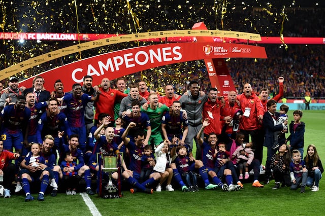 Barcelona se corona por cuarta ocasión consecutiva en la Copa del Rey