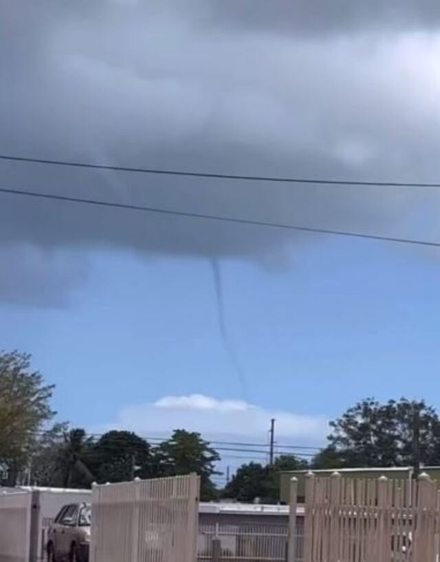 Avistan tromba marina en Humacao