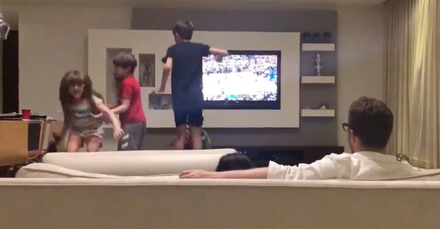 Hijos de Bernier no le dejan ver el partido de los Cavs vs Warriors