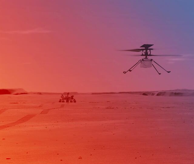 La NASA pospone histórico vuelo de su helicóptero Ingenuity en Marte