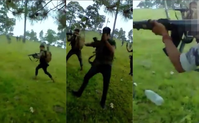 Difunden video de presunto entrenamiento de "niños sicarios"