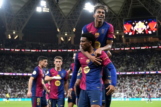 Barcelona obtiene victoria ante Real Madrid y queda campeón de la Supercopa de España