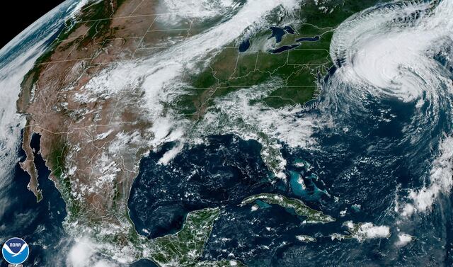 Bandas exteriores de Lee comienza a azotar la costa de Estados Unidos y Canadá