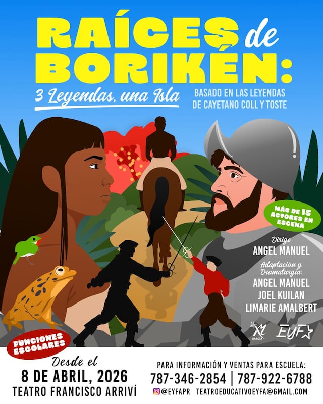 “Raíces de Borikén: 3 Leyendas, una Isla” sube a escena en teatro de Santurce
