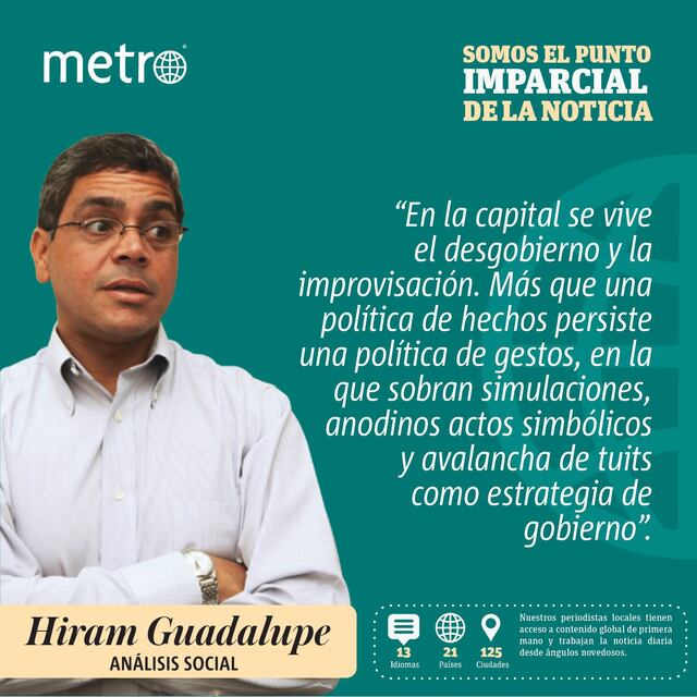 Política de gestos en San Juan