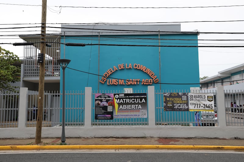 La Escuela Luis M. Santiago fue construida en 1923.
