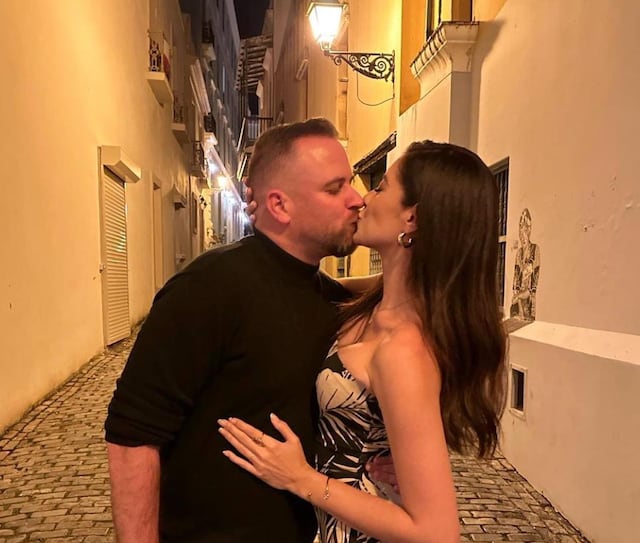 De aniversario Danilo Beauchamp y su novia