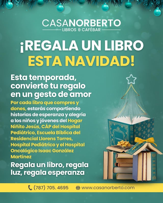 Casa Norberto invita a donar libros en su campaña “Regala un libro esta Navidad”