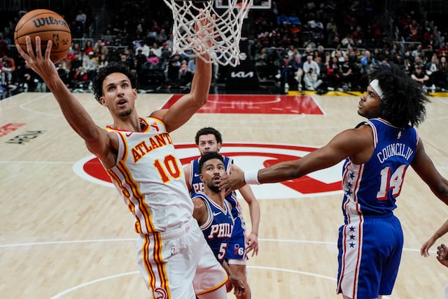 Risacher anota 36 y Daniels rompe récord de robos de Hawks
