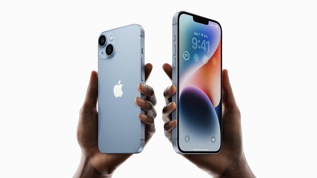 Apple presenta el iPhone 14 y iPhone 14 Plus con una cámara mejorada y pantallas enormes