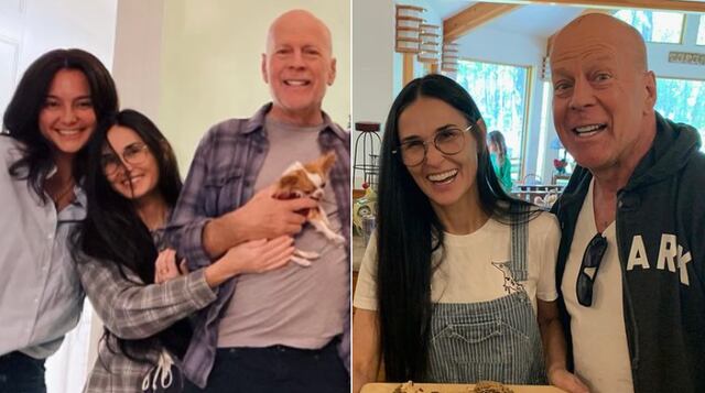 Bruce Willis se reencuentra con su exesposa