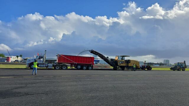 Anuncian trabajos de mejoras en pistas secundarias de aeropuerto regional Fernando Ribas Dominichi