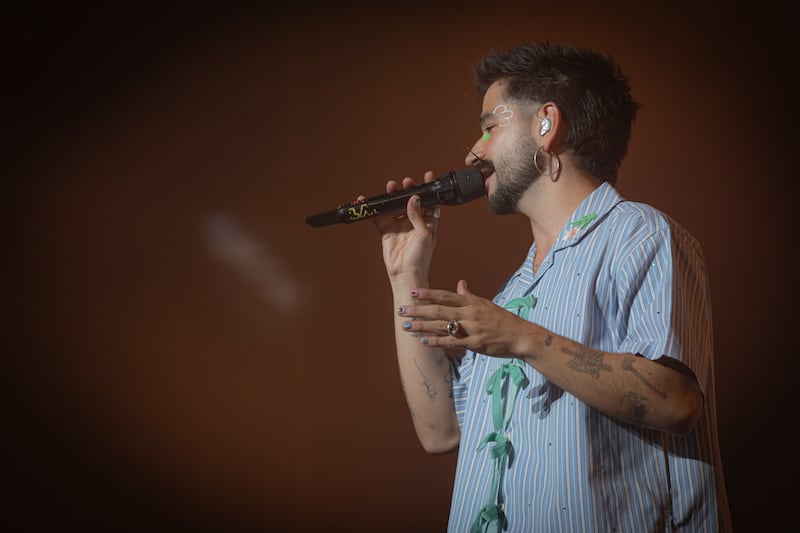 Camilo se presenta en el Coliseo de Puerto Rico José Miguel Agrelot. (Suministrada)
