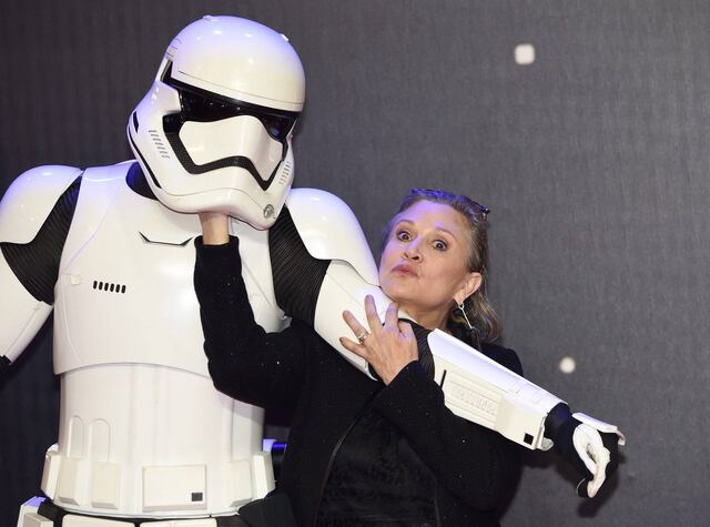 Carrie Fisher tenía restos de cocaína y heroína en su cuerpo cuando murió