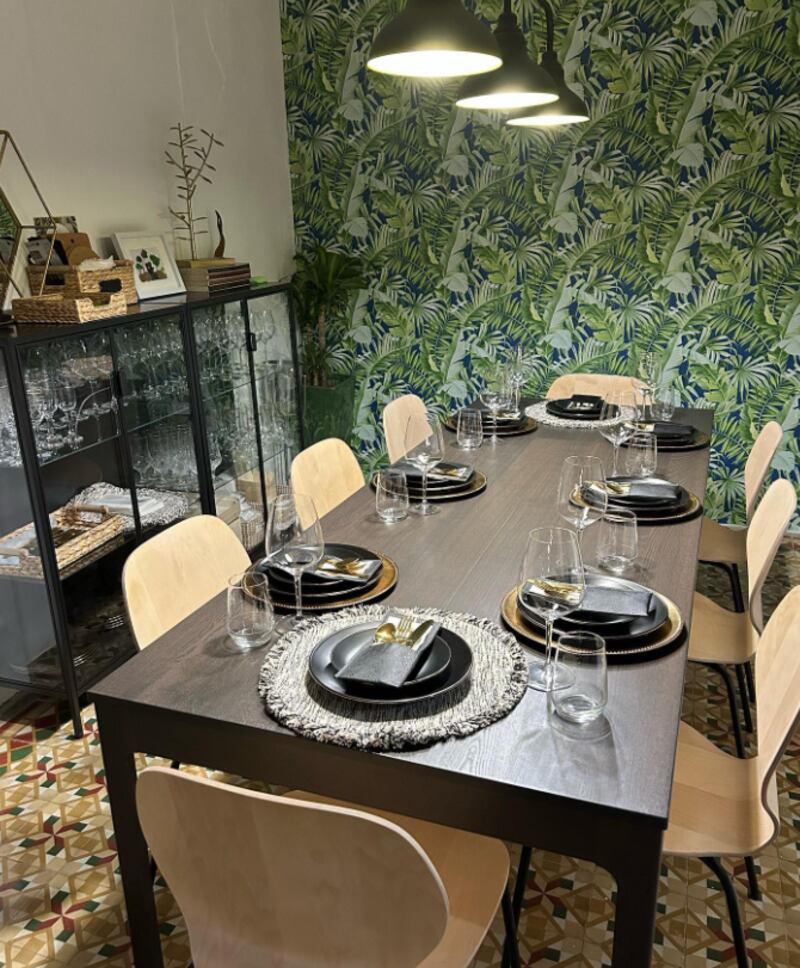 Mesa de El Gato de Lavapiés