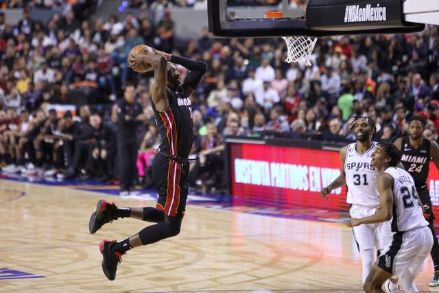 Heat vence a los Spurs en el regreso de la NBA a México