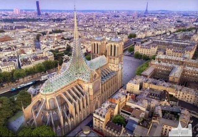 Un nuevo diseño sostenible para Notre Dame