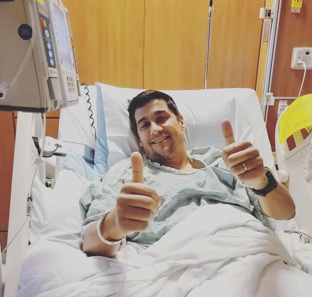 Rafael Araneda, el presentador de Enamorándonos, pasa el Día de los Padres en el hospital
