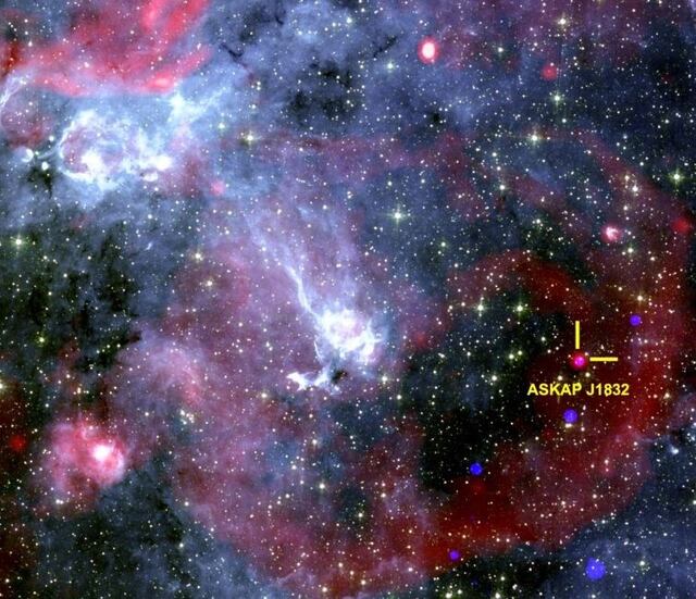 Astrónomos descubren extraño objeto celeste en la Vía Láctea