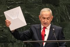 Netanyahu niega en la ONU un genocidio en Gaza y reivindica Cisjordania como territorio de Israel