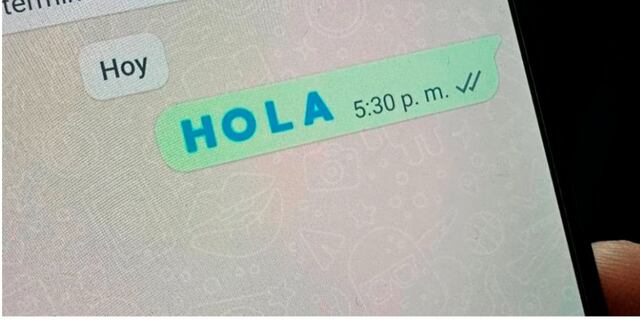 Paso a paso: Cómo escribir con letras azules en WhatsApp