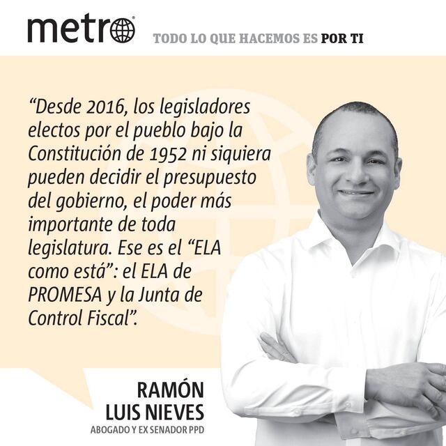 Opinión de Ramón Luis Nieves: Populares, apoyemos el proyecto de Nydia Velázquez