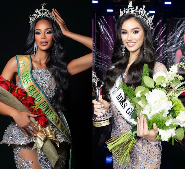 Miss Grand International: República Dominicana y Rep. Checa coronan a sus beldades para el certamen de 2025 en Tailandia