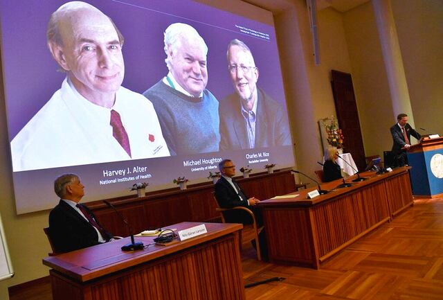 Nobel de medicina premia hallazgo virus de hepatitis C