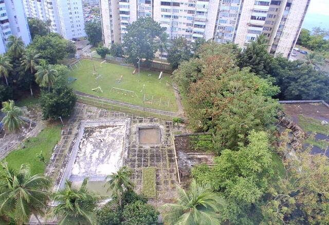 Residentes de Laguna Gardens repudian proyecto del DRD en área recreativa