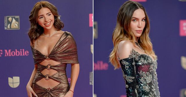 Ángela Aguilar es captada huyendo de Belinda en Premios Lo Nuestro