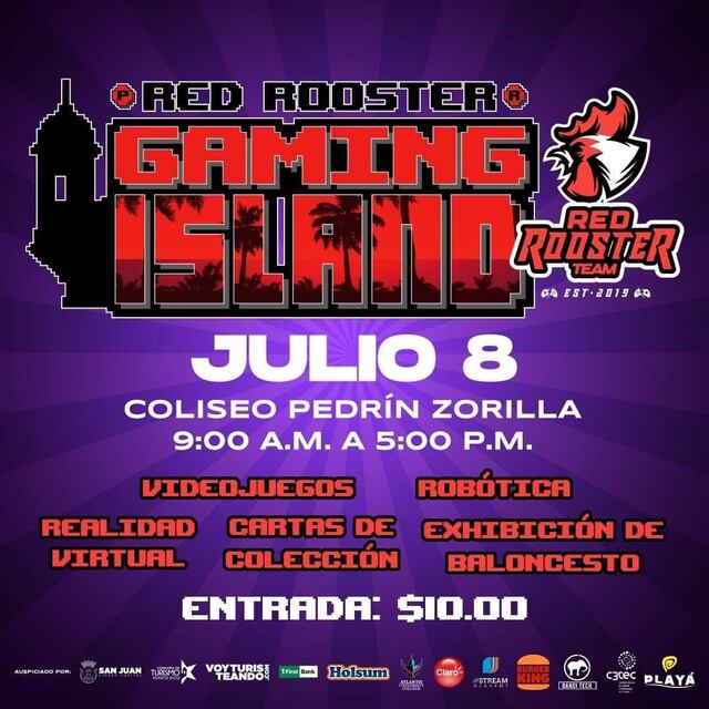 Junte de atletas olímpicos en ‘Gaming Island’