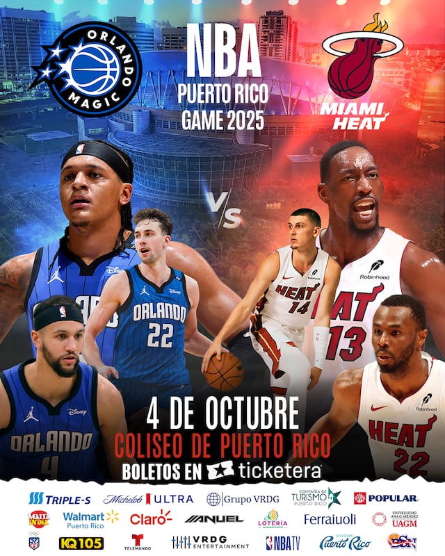 Miami Heat vs Orlando Magic: Todo vendido para el juego de NBA en Puerto Rico