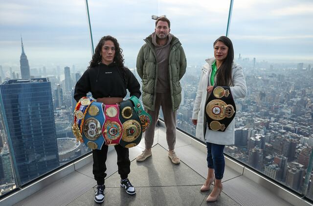 Primer encuentro entre Amanda Serrano y Érika Cruz antes de su combate